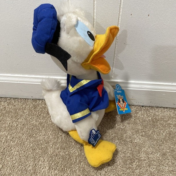 Vintage Donald Duck Plush Toy by Applause Stuffed Animal 14” Disney Plush - Picture 2 of 9